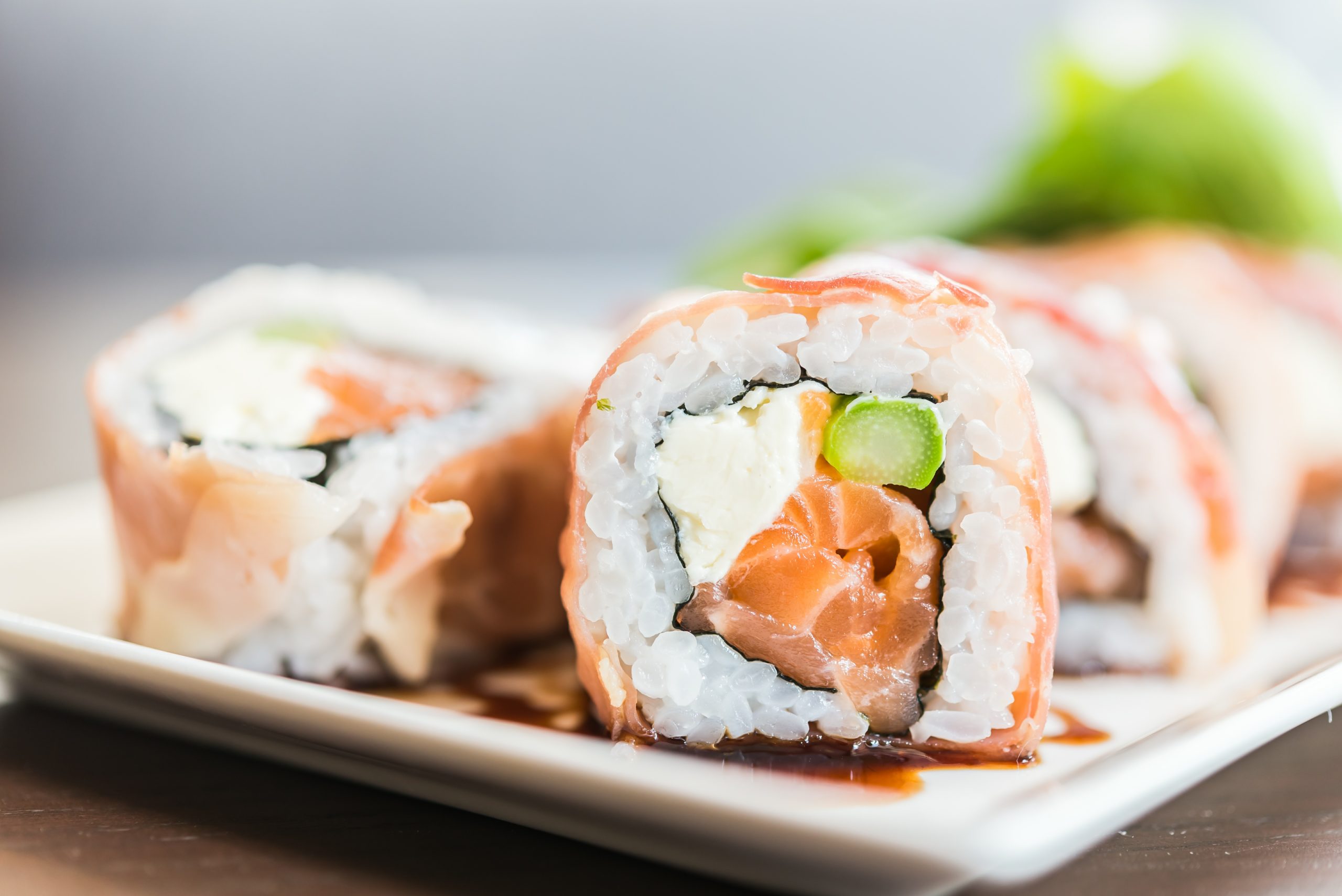 Top Sushi Machines | Salmon sushi roll