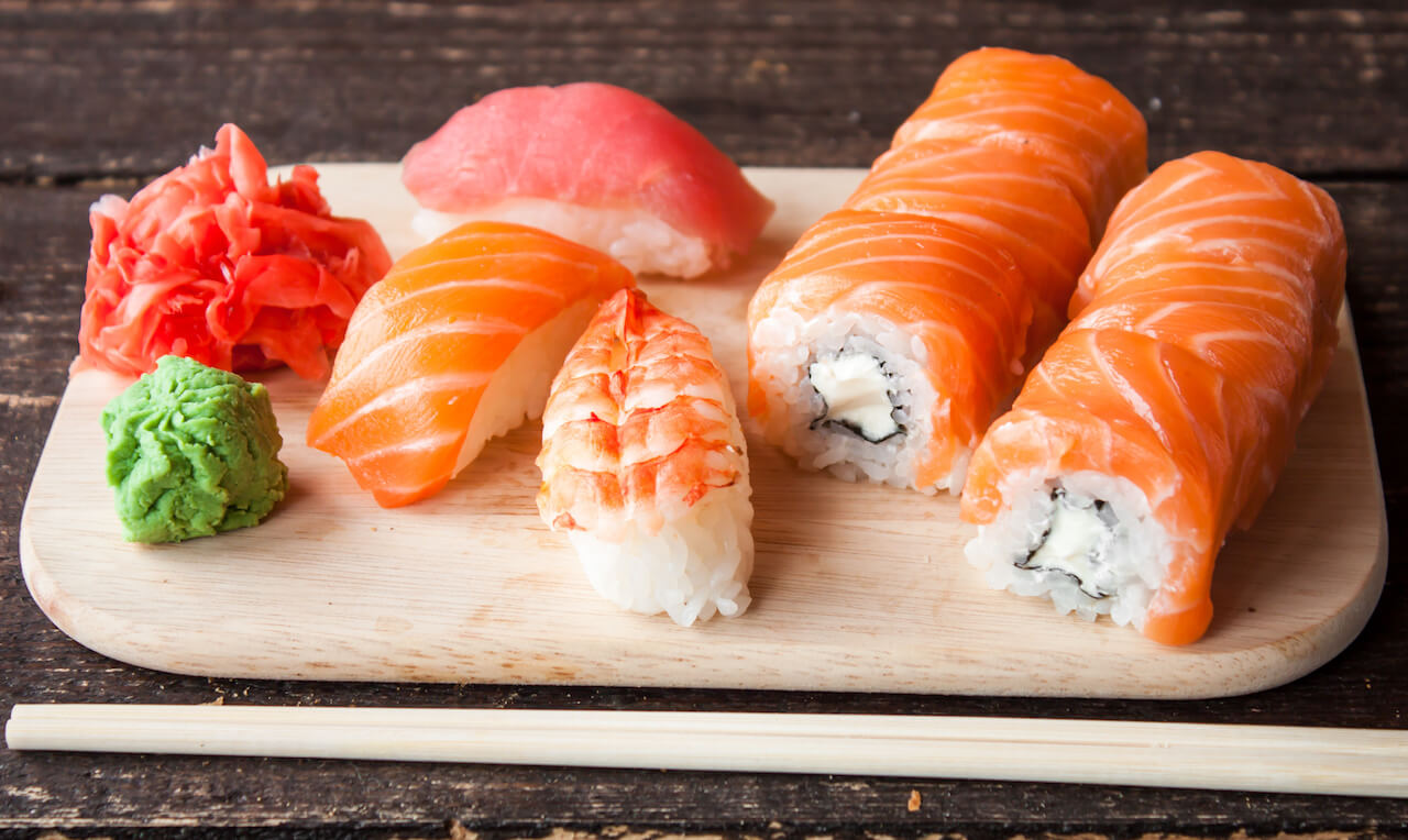 Japanese sushi vs. western sushi