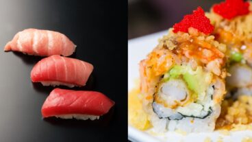 Japanese sushi vs Western
