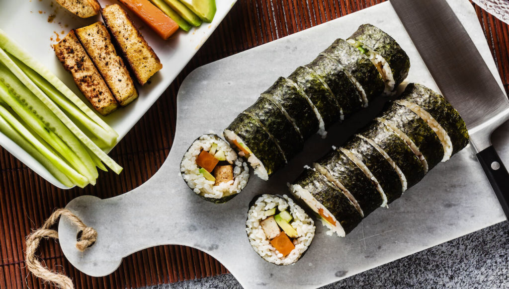 Delicious Vegan Sushi Rolls