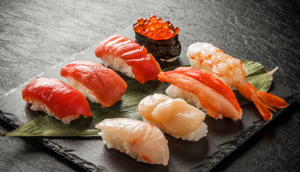 Nigiri Sushi assortment
