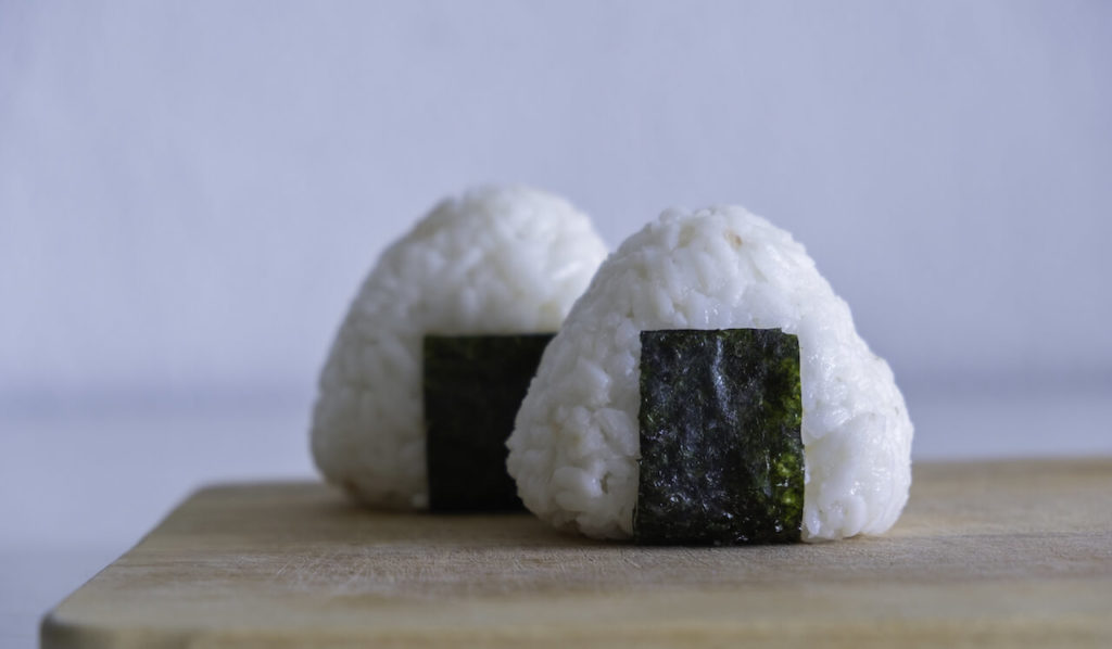 Popular Japanese snack: Onigiri