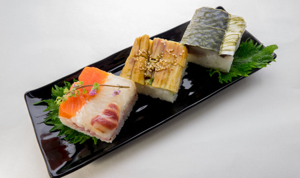 First popular sushi in Japan: Oshizushi