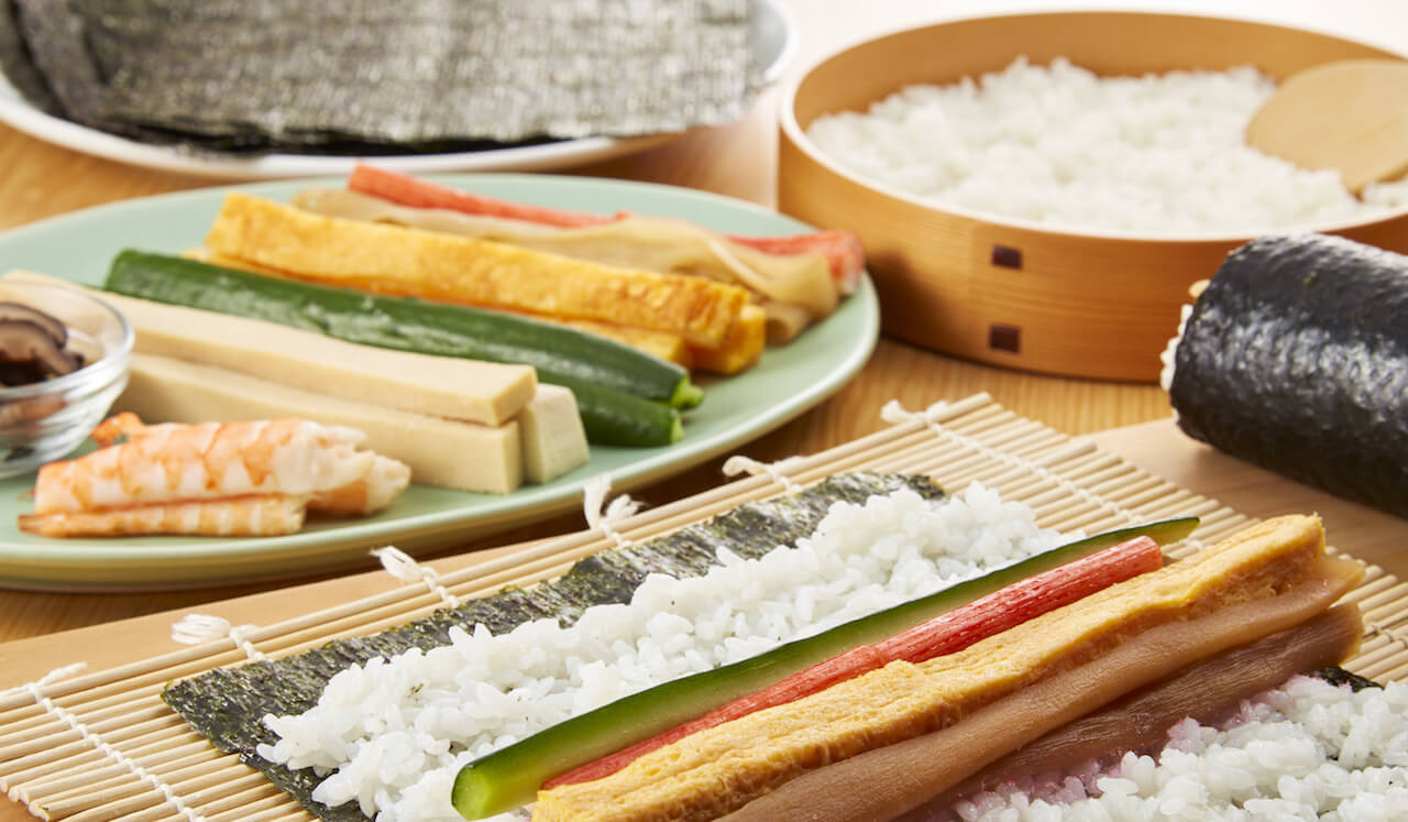 DIY Japanese Sushi Rice Hand Roll Maker Bamboo Material Rolling Mat Cooking  Tool