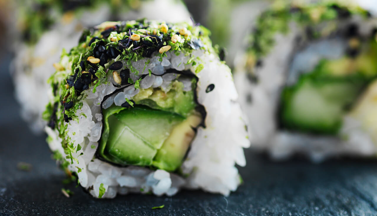 Easy and healthy vegan sushi 