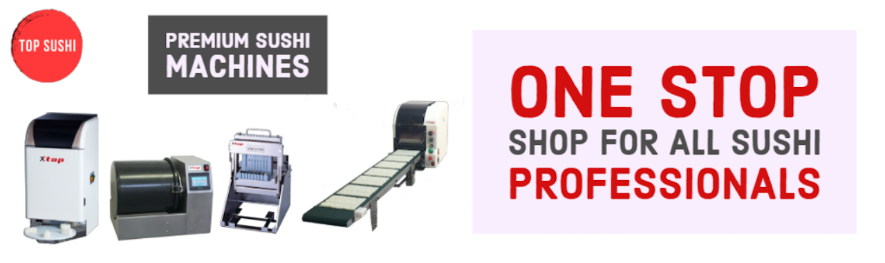 Top Sushi Maker, the one stop shop for sushi machines and sushi robots related machinery.