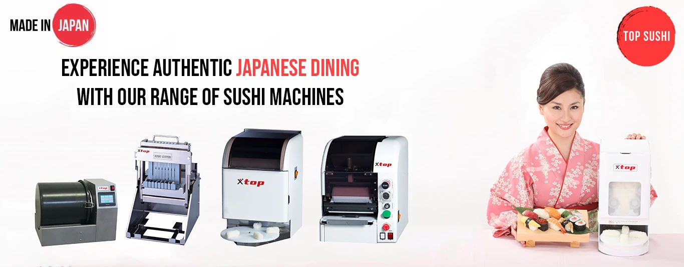 Displaying sushi machines and sushi